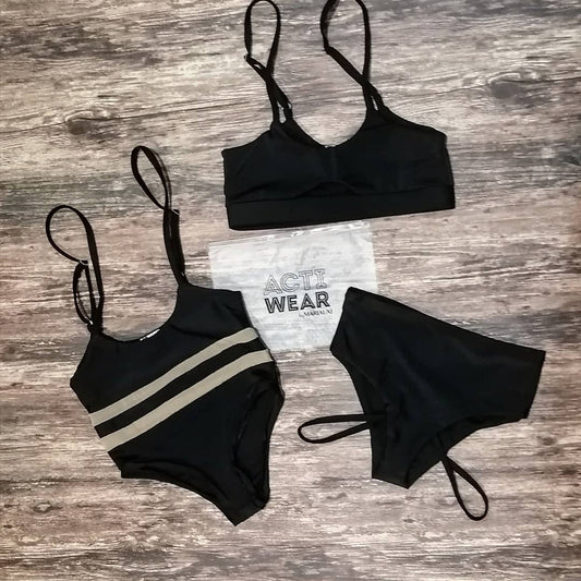 Set de tres piezas negro